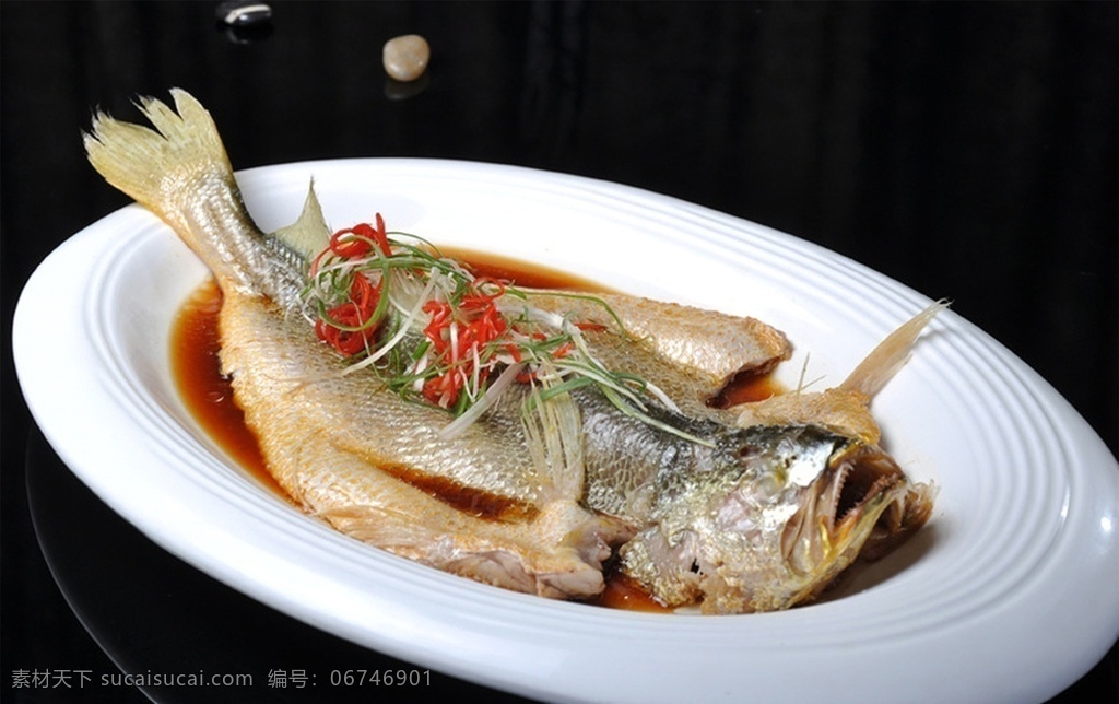 清蒸大黄鱼 美食 传统美食 餐饮美食 高清菜谱用图