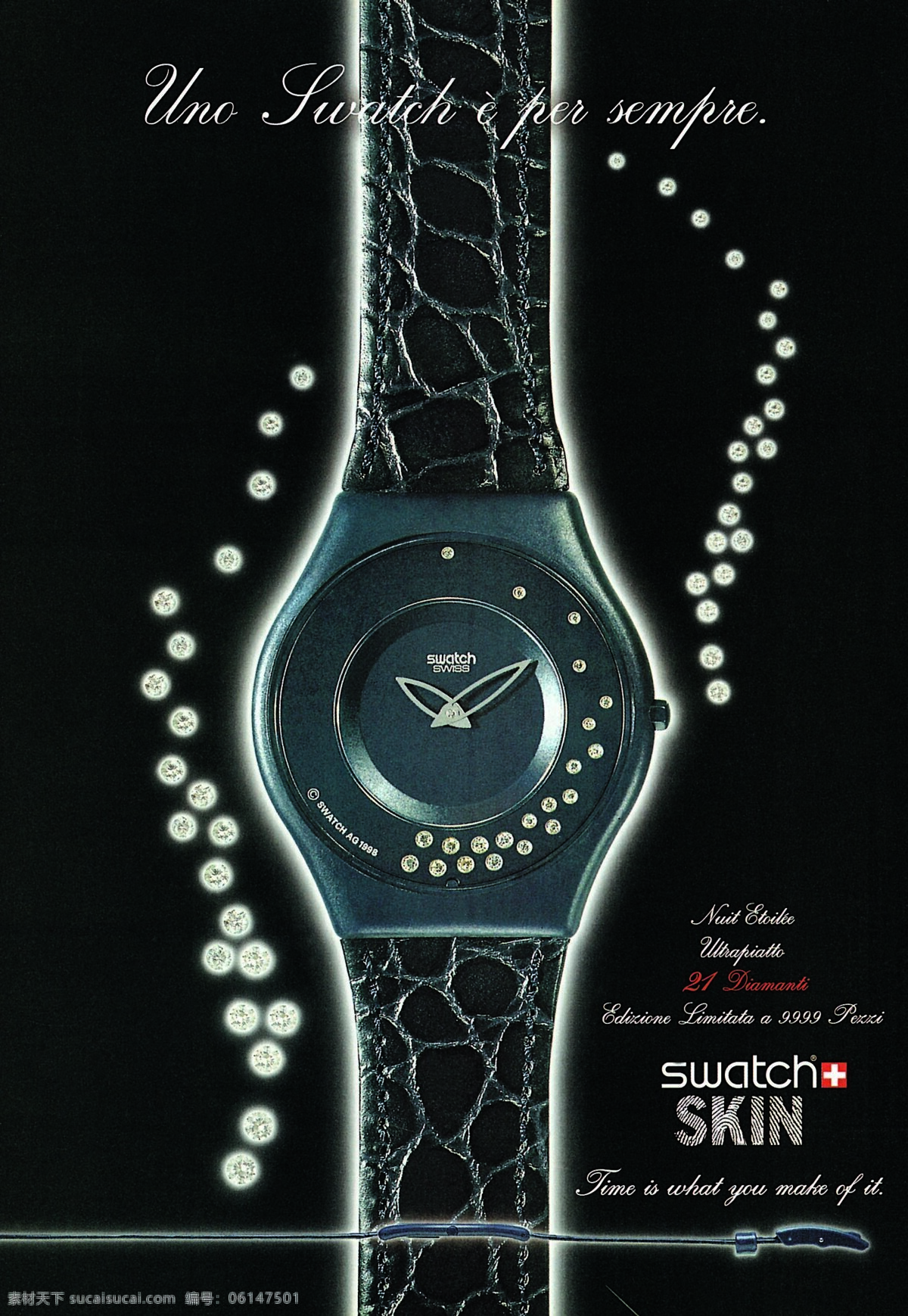 手表广告 平面创意 设计素材 珠宝手表 平面设计 灰色