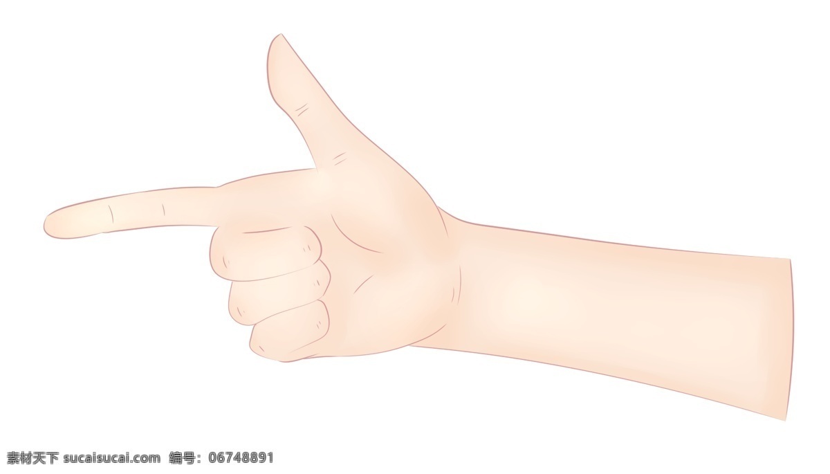 数字 手势 插画 数字8的手势 卡通插画 手势的插画 肢体语言 哑语 摆姿势 手语 漂亮的手势
