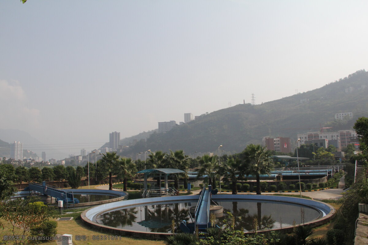 重庆 武隆 污水 处理厂 园林式工厂 建筑摄影 建筑园林