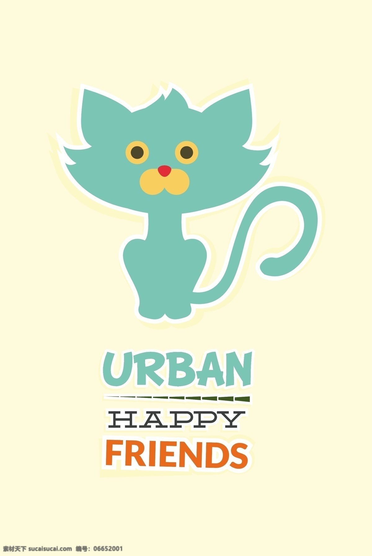 可爱 动物 绿色 猫咪 背景 矢量 背景素材 创意设计 广告背景 源文件 尾巴 平面设计素材