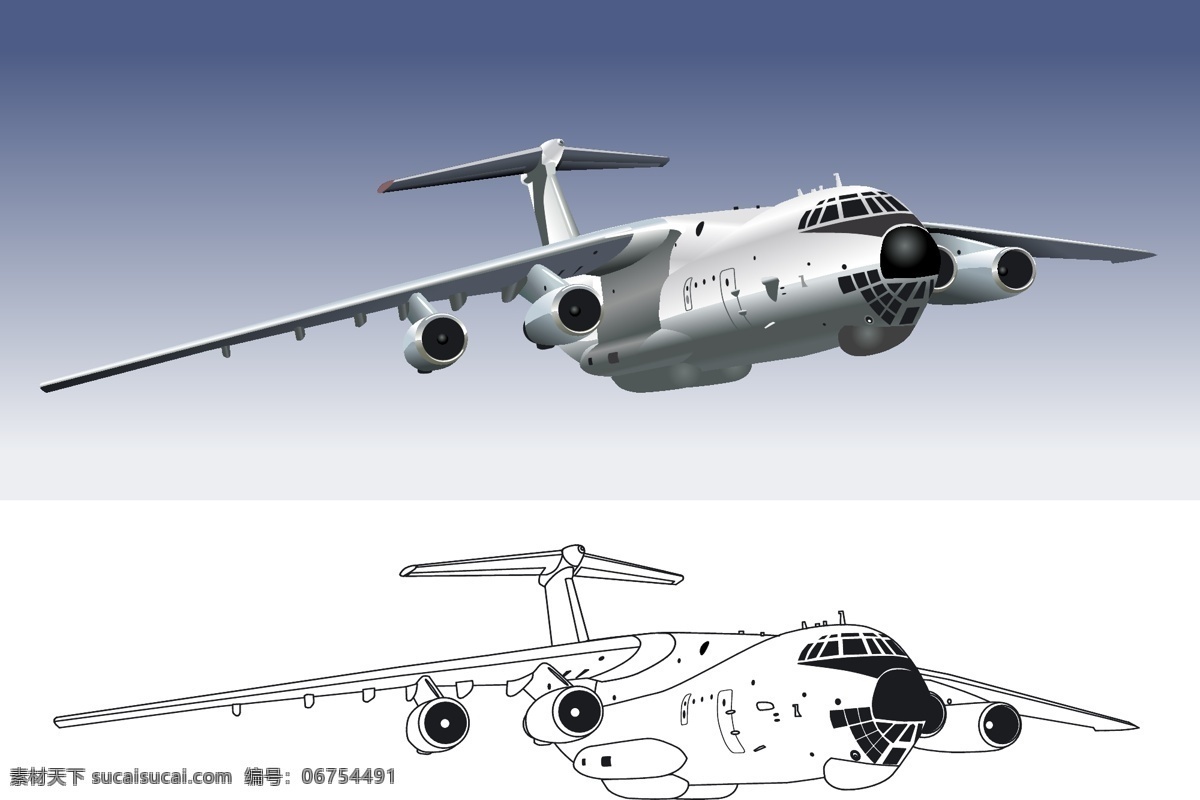 航空飞机 飞机 航天飞机 客机 喷气式飞机 矢量飞机 卡通飞机 交通工具 现代科技 矢量素材 白色