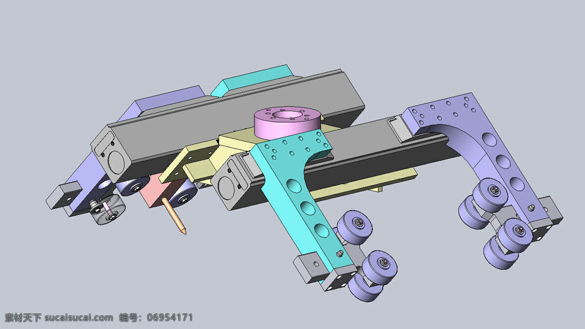 抓手 工具 组件 机器 模具 夹持器 发明家 catia autocad solidworks 夹具 3d模型素材 其他3d模型