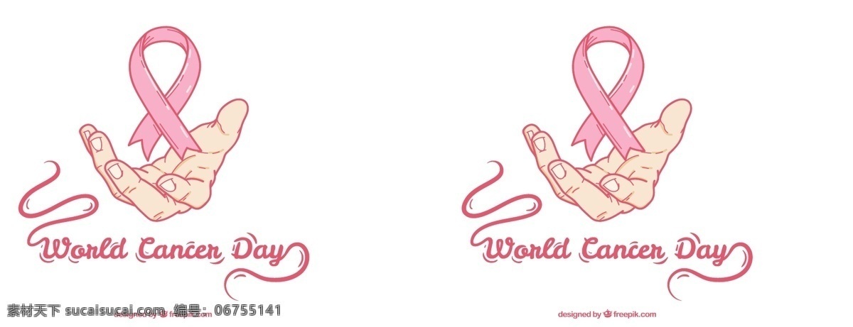世界 癌症 日 背景 手 粉红 丝带 医疗 粉红色 手绘 鞠躬 签名 绘画 慈善 支持 象征 战斗 医疗保健 组织 粉红丝带 希望