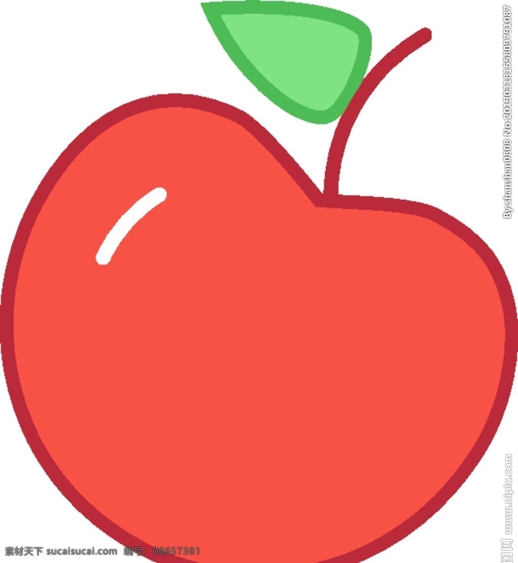 苹果卡通 苹果 卡通苹果 矢量苹果 苹果简笔画 水果 卡通水果 矢量水果 卡通图案