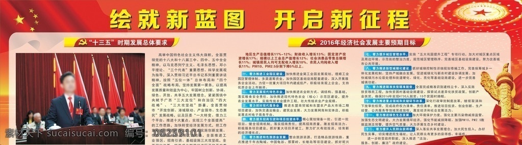 绘就新蓝图 开启新征程 板报 政府工作报告 政府板报 党建板报 政府工作展板