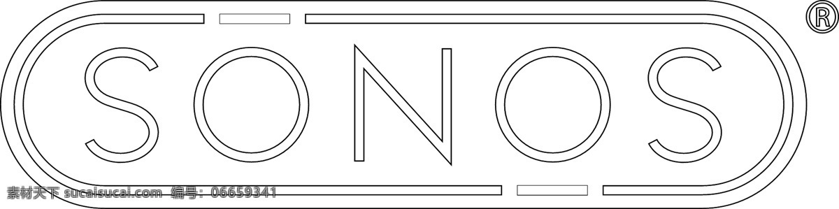sonos 矢量标志下载 免费矢量标识 商标 品牌标识 标识 矢量 免费 品牌 公司 白色
