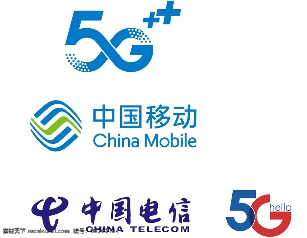 中国移动 中国电信 5g图片 5g 通讯 运营商 3g logo设计
