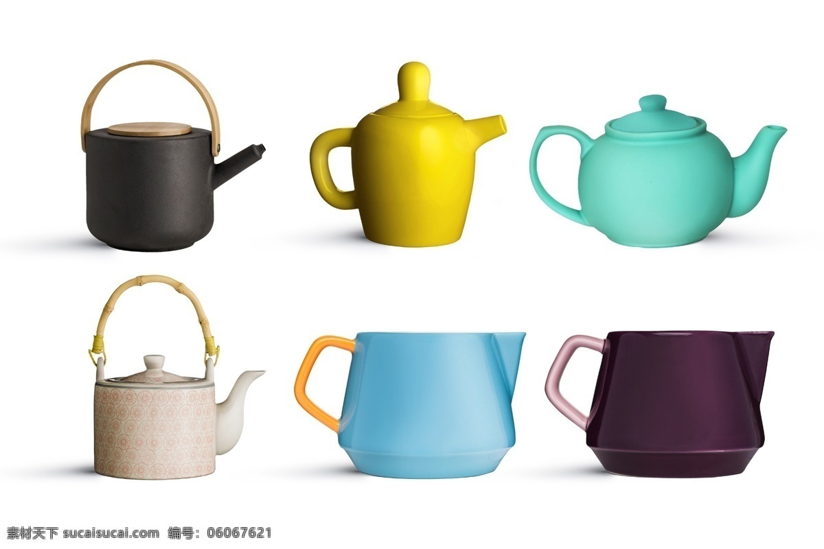 茶壶样机 茶壶 水壶陶瓷 多彩茶壶 彩色茶壶 杯子 茶道 陶瓷 瓷器 cis设计