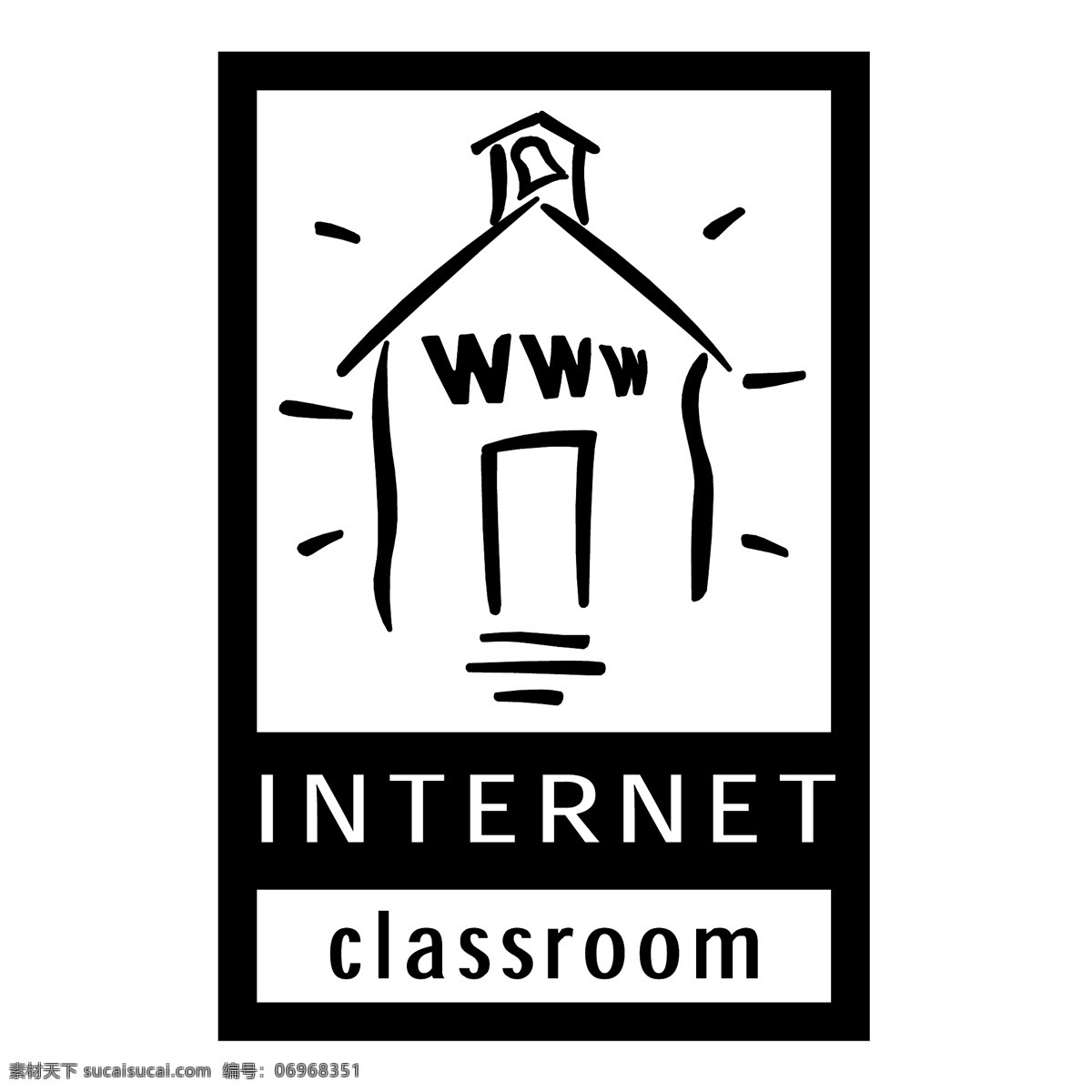 网络课堂 免费 标识 网络教室 psd源文件 logo设计