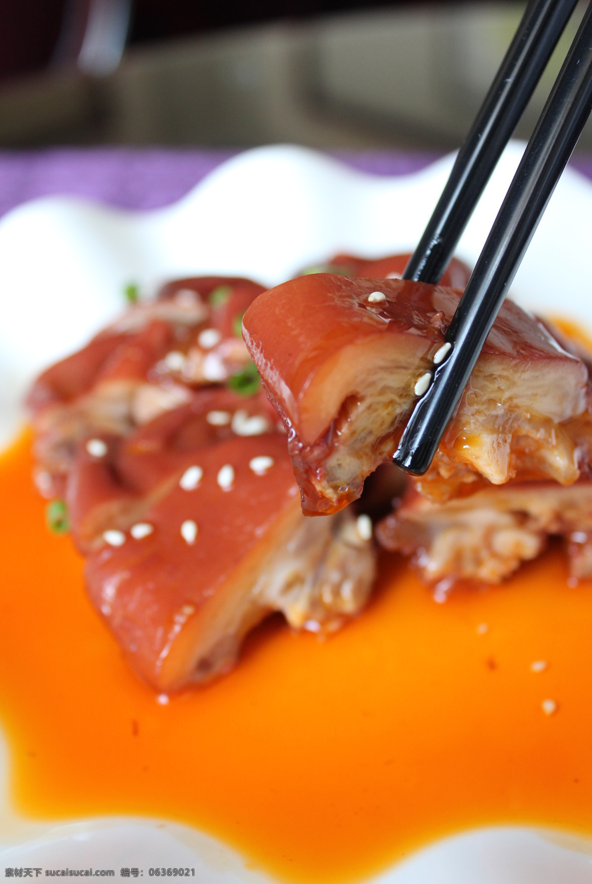 粤菜 美食 麻辣猪手 摄影图 精美菜式 传统美食 餐饮美食