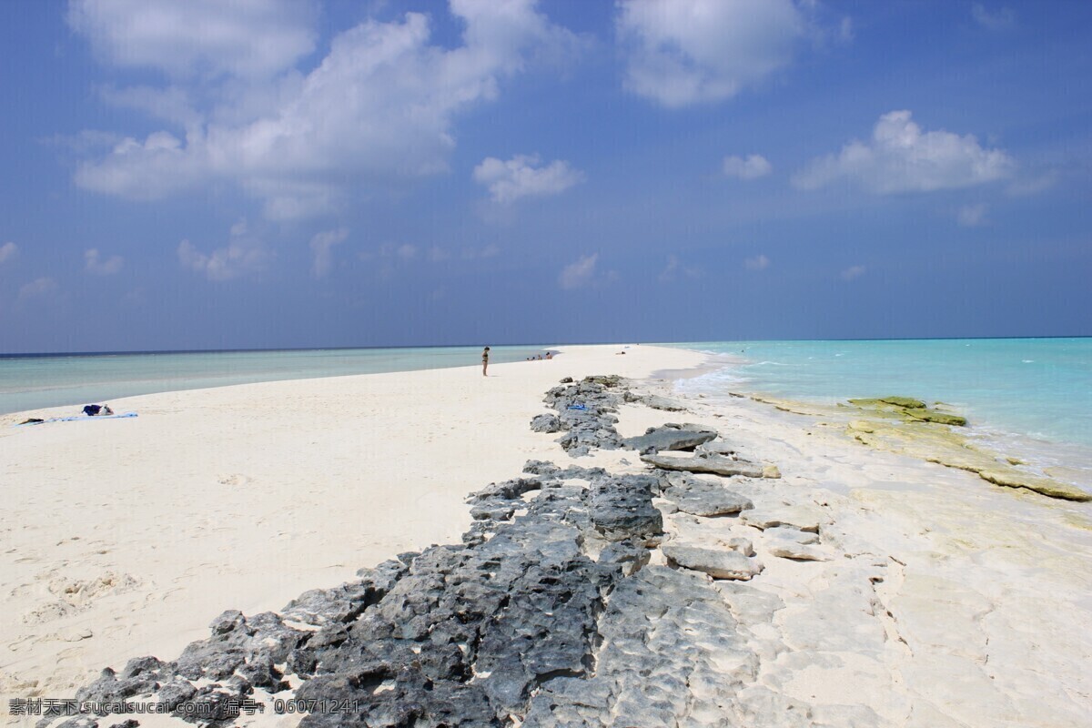 阳光 海岸 海滩 蓝天白云 沙滩 阳光海岸 自然风景 自然景观 psd源文件