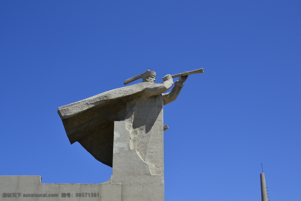 建筑雕塑 邓世昌雕塑 威海刘公岛 刘公岛雕塑 甲午海战 纪念馆 雕塑 国内旅游 旅游摄影
