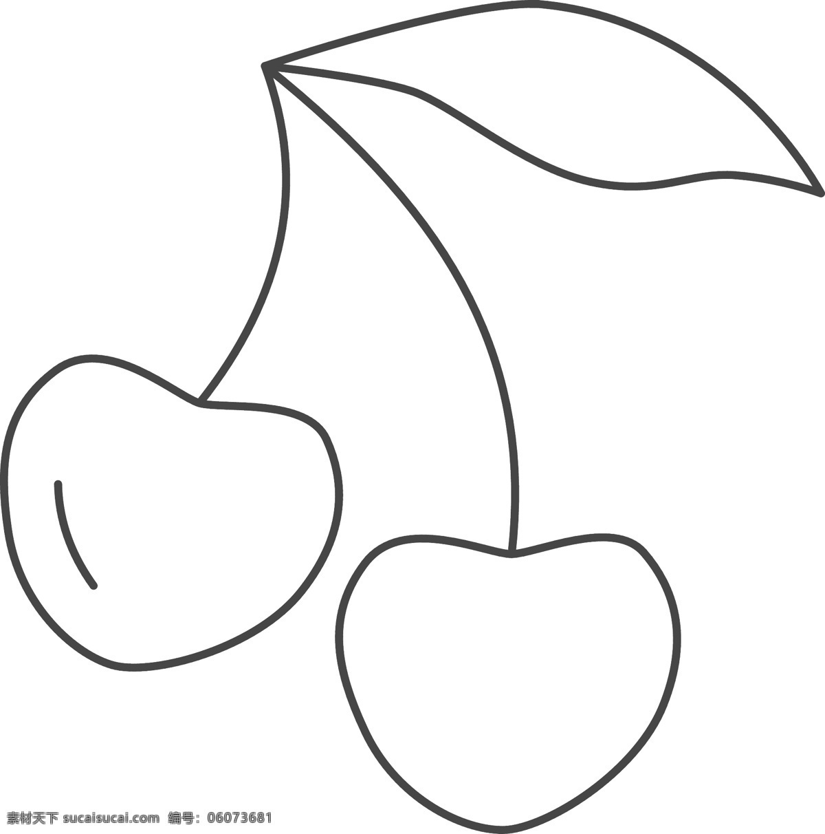二 棵 樱桃 图标 免 抠 图 樱桃图案 二棵水果 水果图标 ui应用图标 网页图标 线条水果 黑色 约 线条 卡通图案 卡通插画
