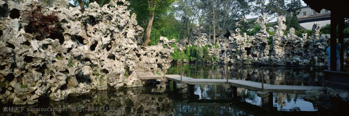 苏州园林 假山 水榭 超 宽幅 3d 贴图 环境 风景素材 巨幅风景 旅游风光 全景图 小桥 江南园林 宽幅摄影 原创设计 原创装饰设计