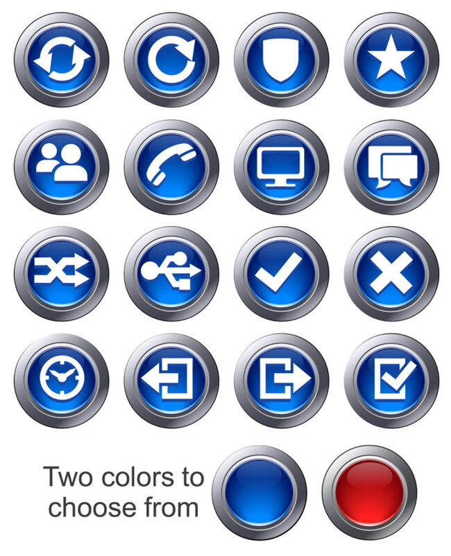 蓝色水晶按钮 玻璃按钮 水晶按钮 透明按钮 蓝色按钮 水晶图标 按钮图标 开始图标 标志图标 网页小图标