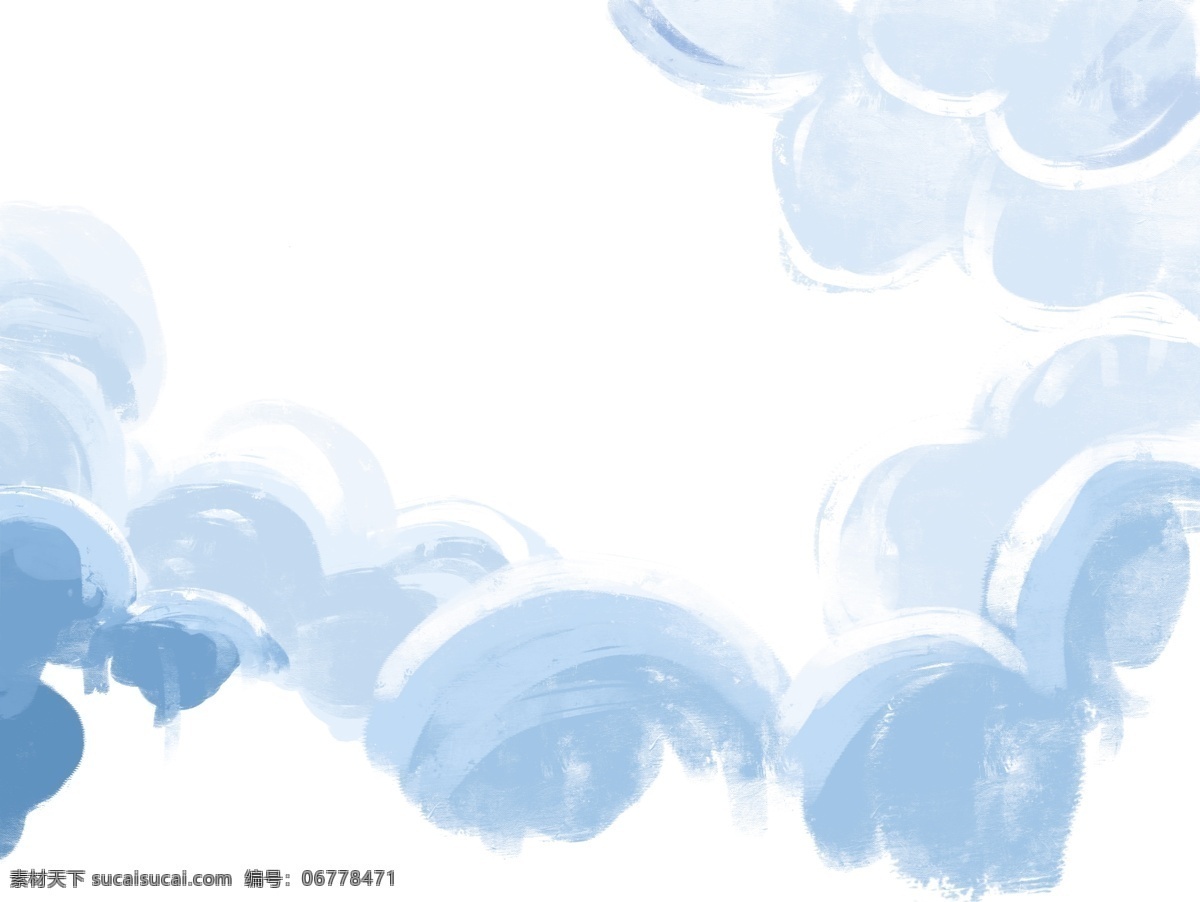 卡通 手绘 蓝天 白云 卡通手绘白云 蓝天白云 云 云朵 云层