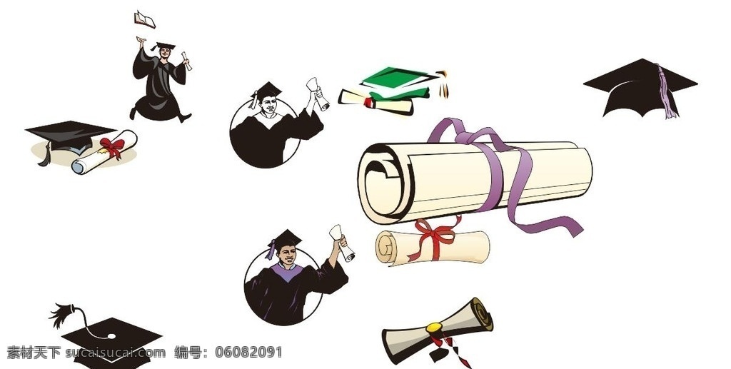 博士 博士帽 学者 学士 毕业