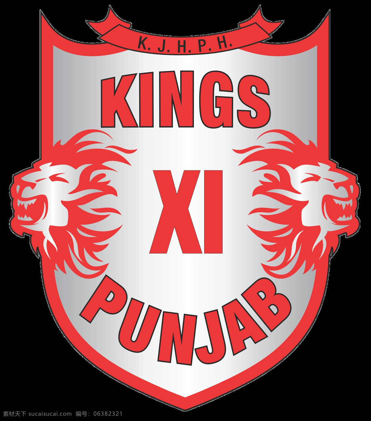 印度 板球 联赛 俱乐部 盾 形 双 狮 队 标 超级 印度板球棒 印度职业板球 板球运动 俱乐部队 logo