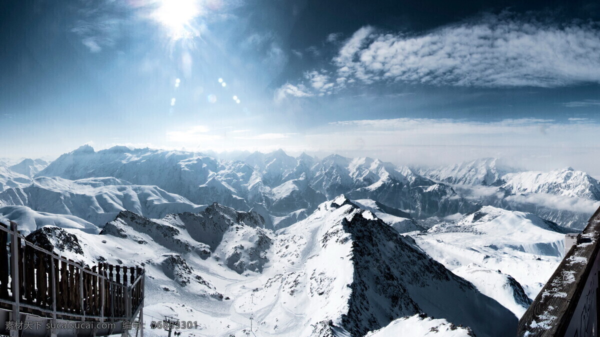 冰雪 世界 宽 屏 壁纸 冰雪世界 日出高清图 宽屏桌面 风景 生活 旅游餐饮