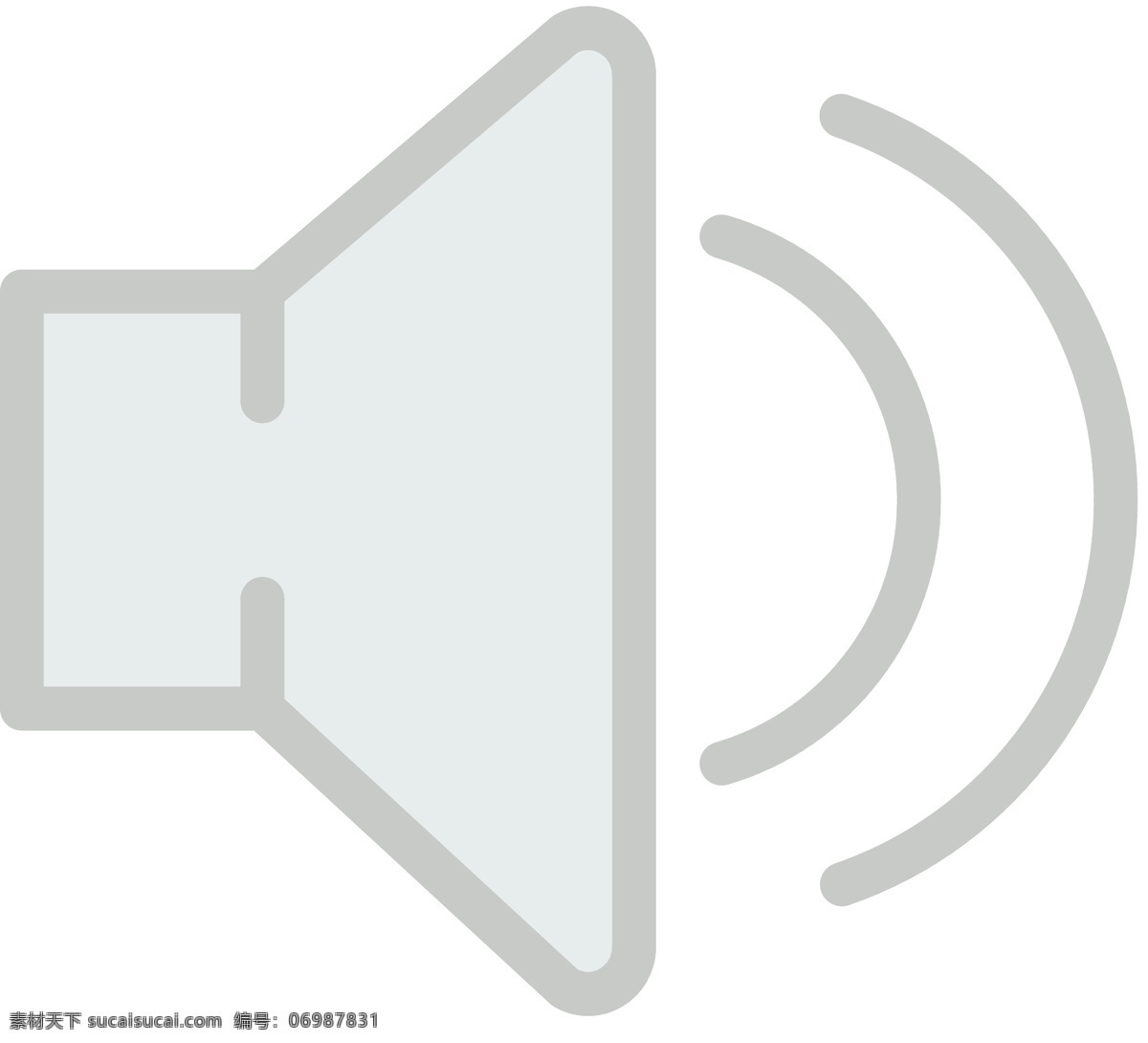 喇叭icon 音量 图标icon 音量调节 小喇叭 音量控制 音量大小 声音 音量图标