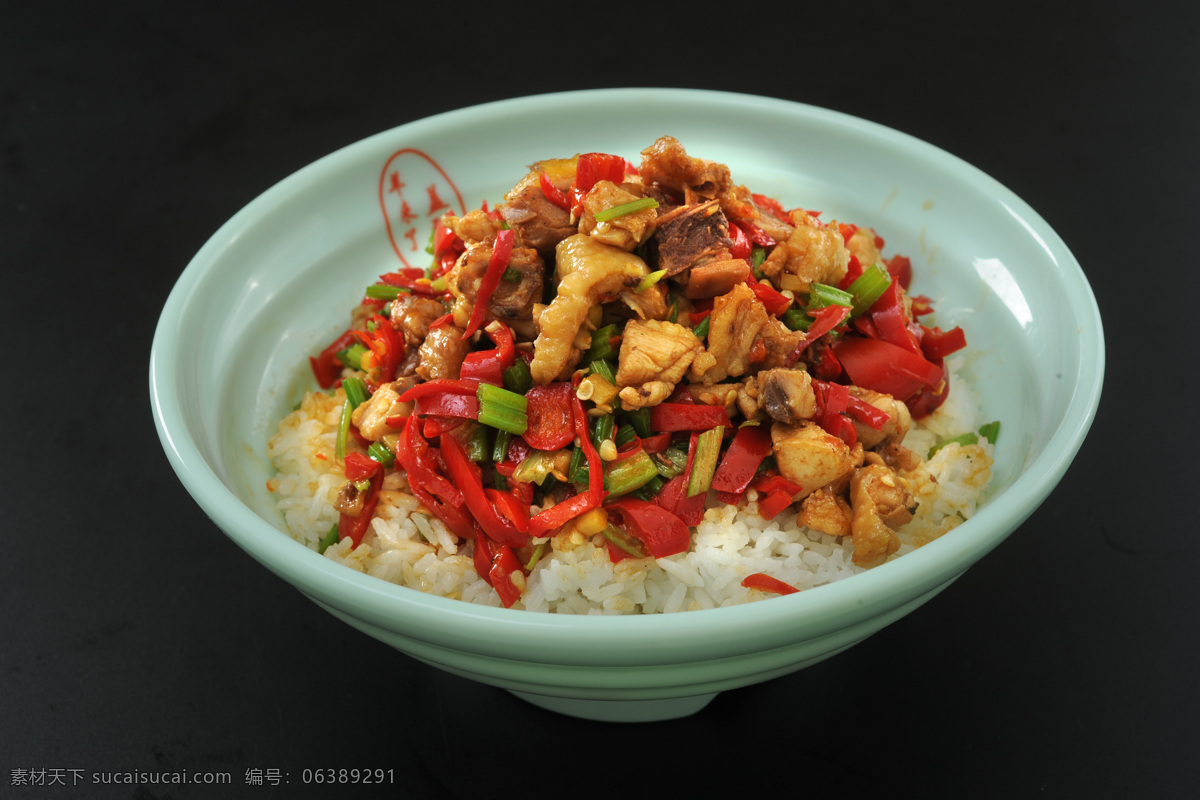 辣子鸡丁 盖 码 饭 盖浇饭 美食 快餐 米饭 肉丝 餐饮美食 传统美食