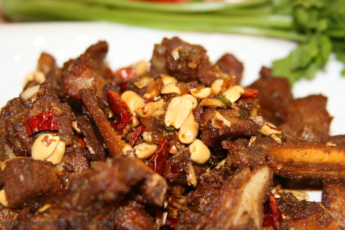 孜然羊排 孜然羊排花 桂北风味 可口 漓江人美食 餐饮美食 传统美食