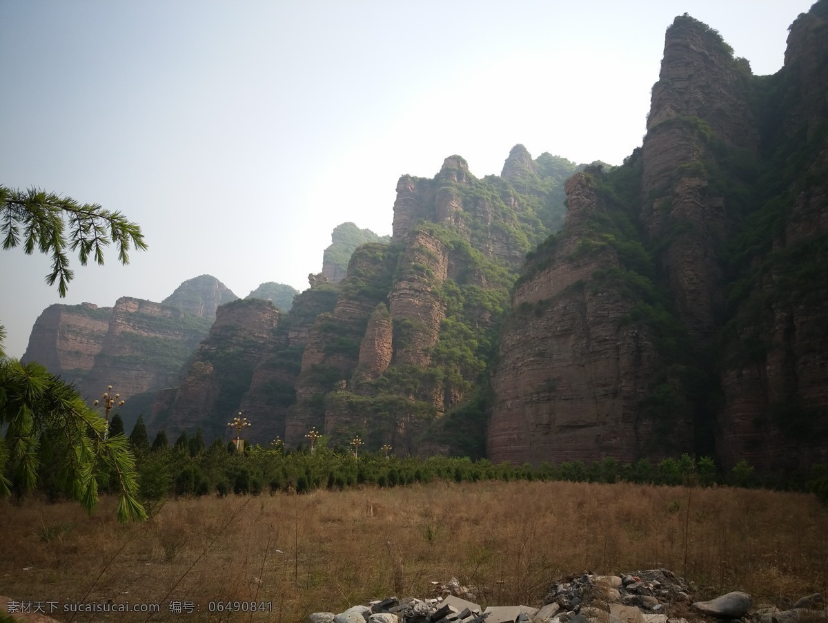 太行山 山西 左权 八路军纪念馆 群山 大山 自然景观 山水风景