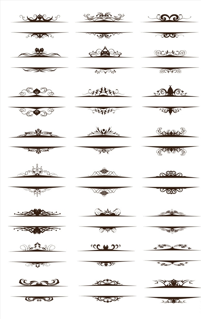 边框 花边 花纹 中国风 装饰 文化艺术 传统文化 分栏 隔栏 过渡栏 修饰 矢量 矢量文件