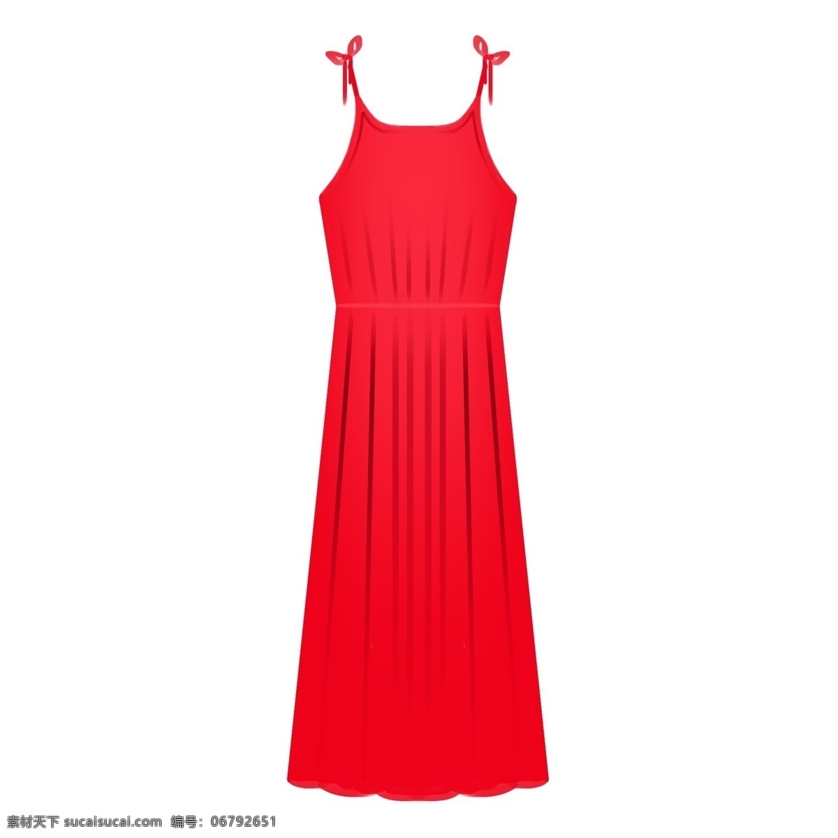 美丽 红色 连衣裙 裙子 吊带裙