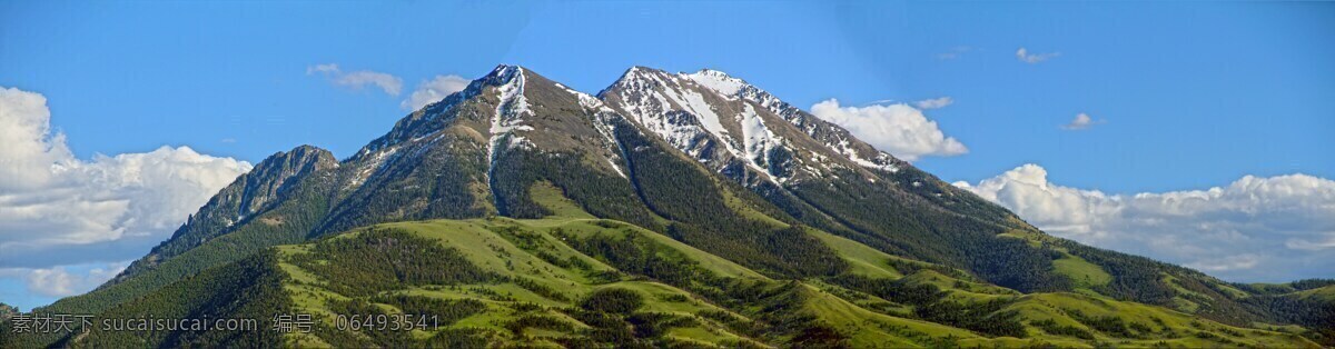 蒙大拿山 蒙大拿 山峰 风景 自然景色 自然风光 自然景观 自然风景