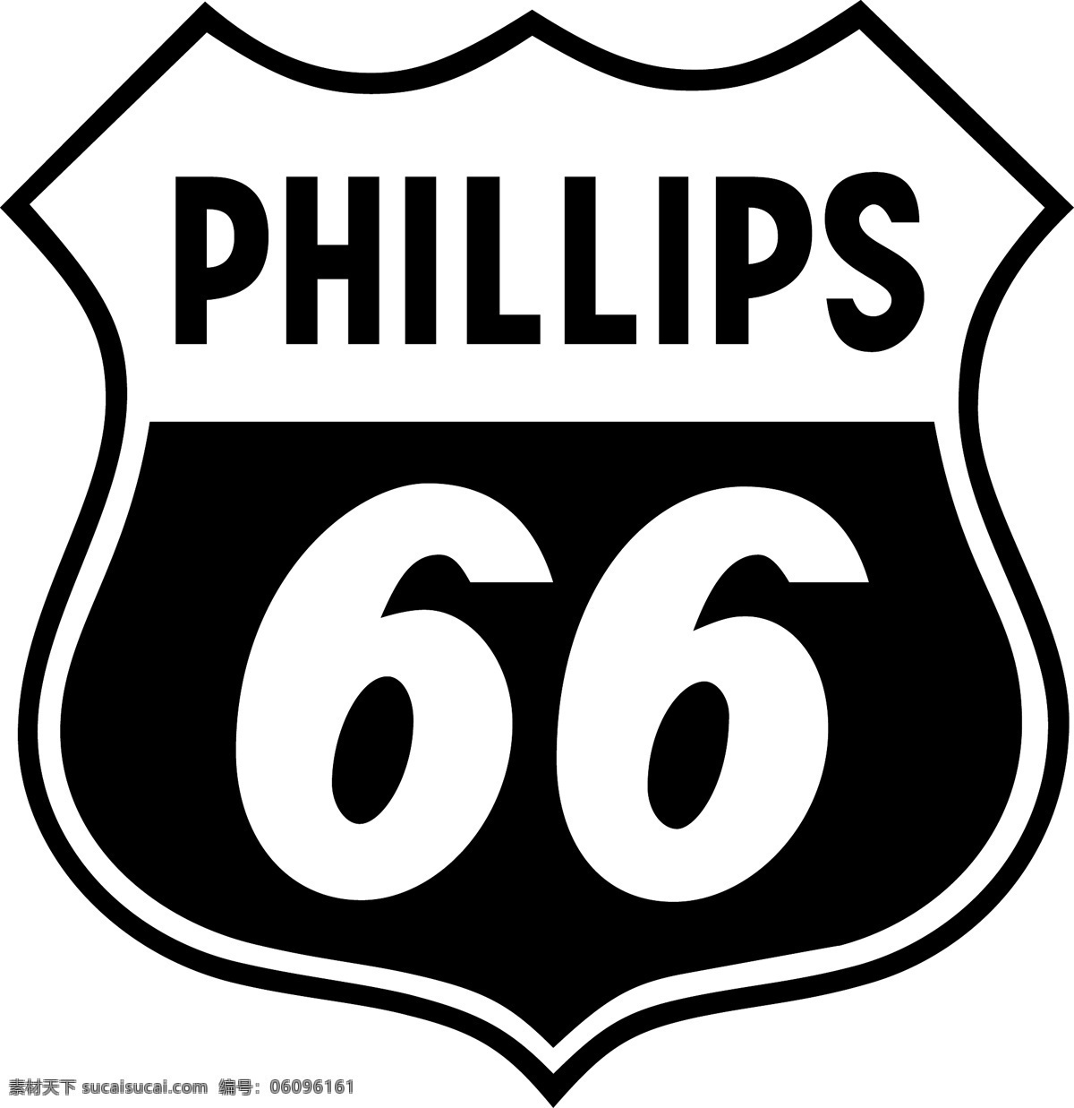 phillips 标志 phillips66 其他载体 白色