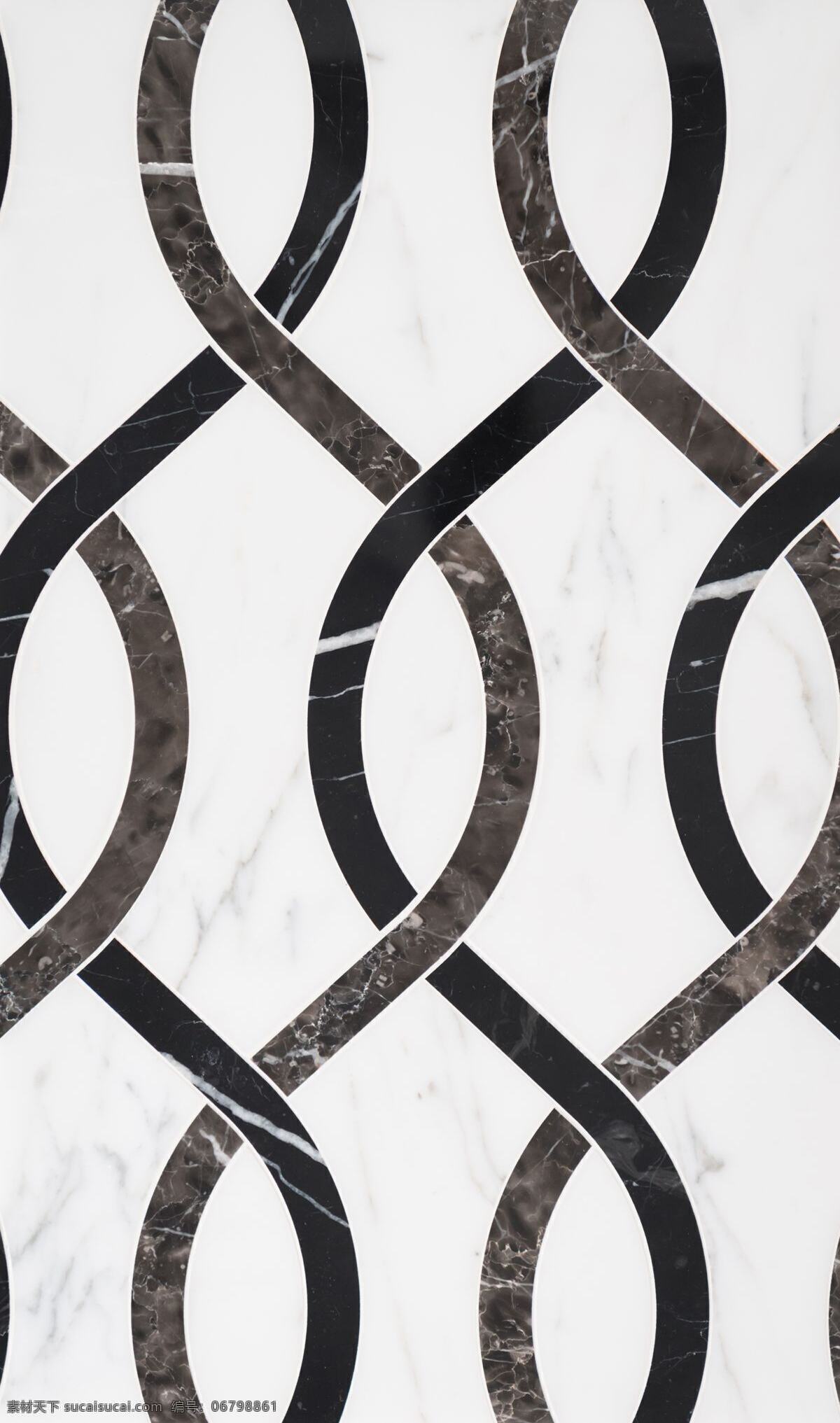 室内设计 大理石 瓷砖 石材 贴图 环形 黑白环 环境设计