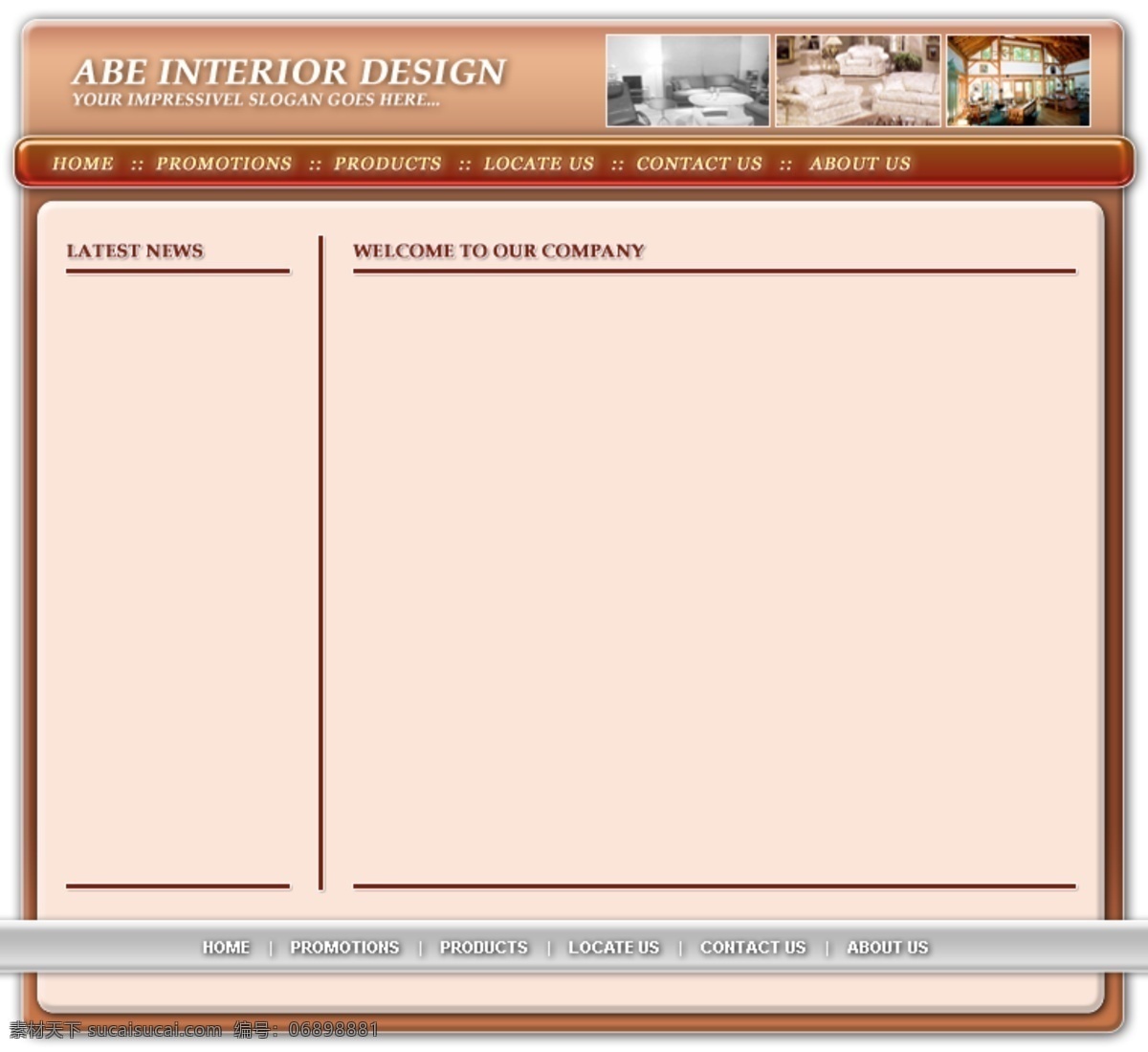 室内设计 企业网站 模板 企业 室内 网页模板 网页素材 网页代码