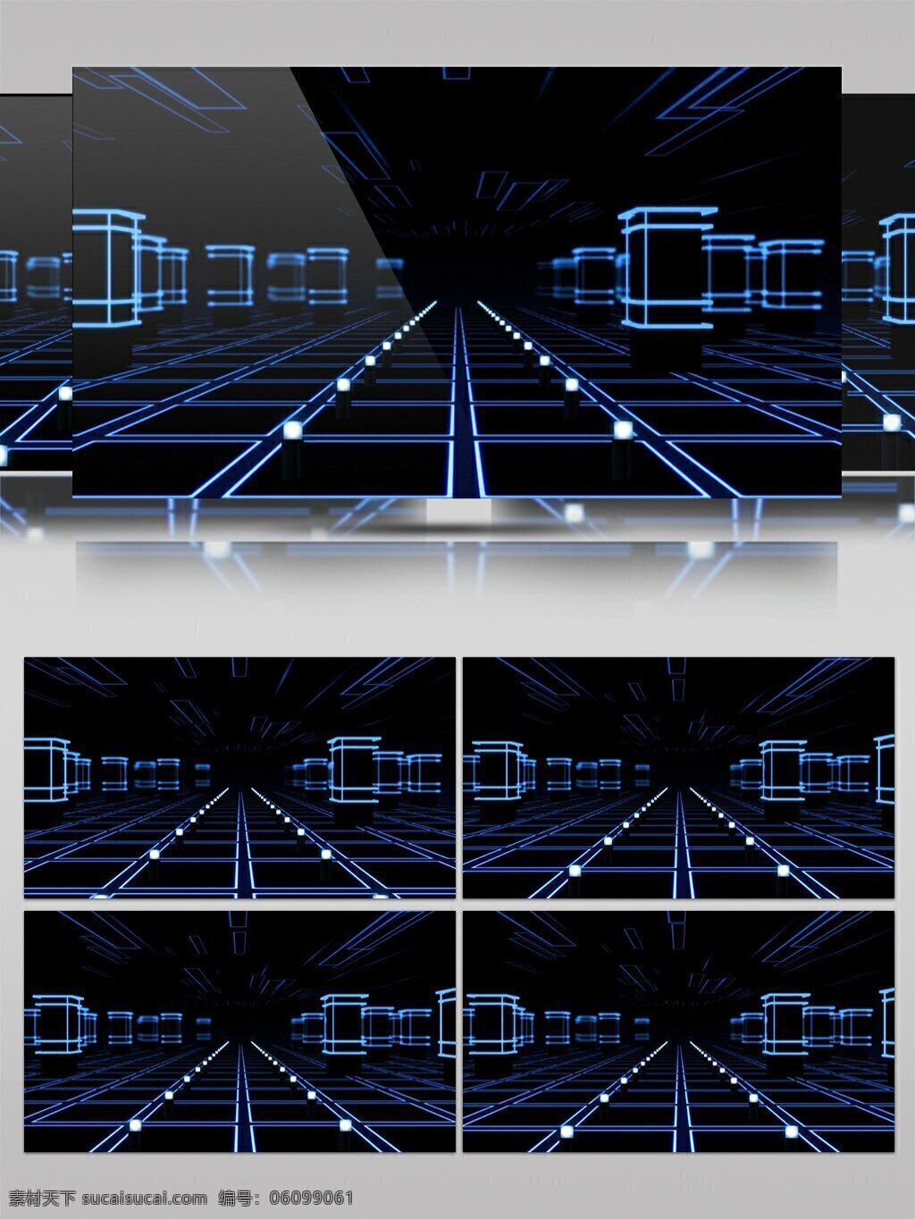 简约 网格 蓝色 线条 动感 视频 动态视频素材 高清视频素材 科技 连接 视频素材