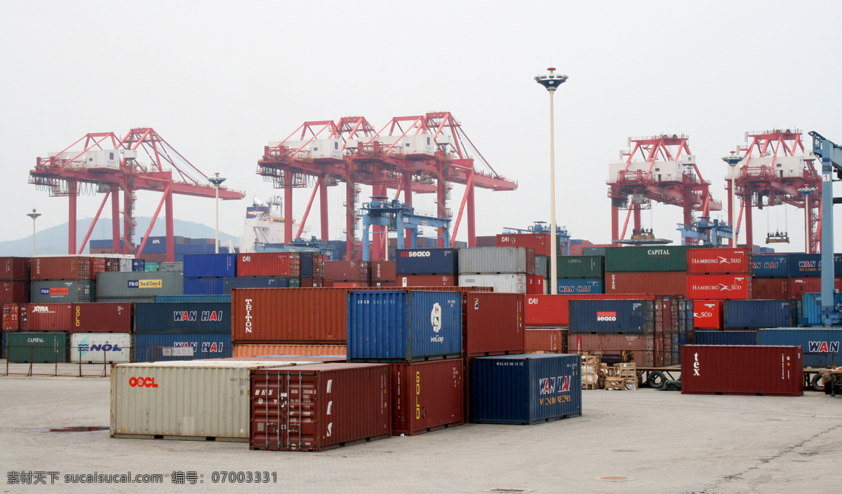 集装箱 码头 港口 福州港 大型码头 现代科技 工业生产