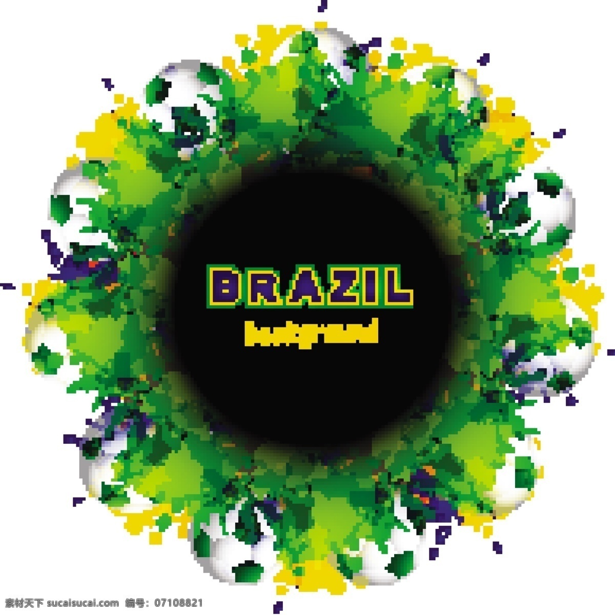 绿色 涂鸦 足球 世界杯 背景 模板下载 海报 体育运动 生活百科 矢量素材 白色