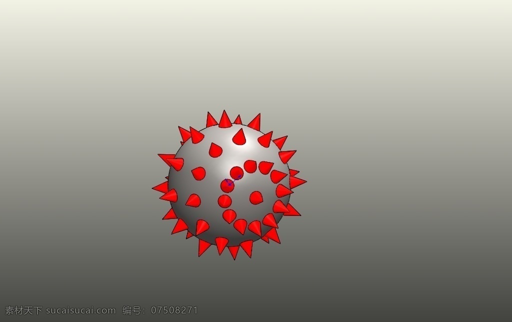 帕拉 chiodata 武器 指甲 中世纪 3d模型素材 其他3d模型