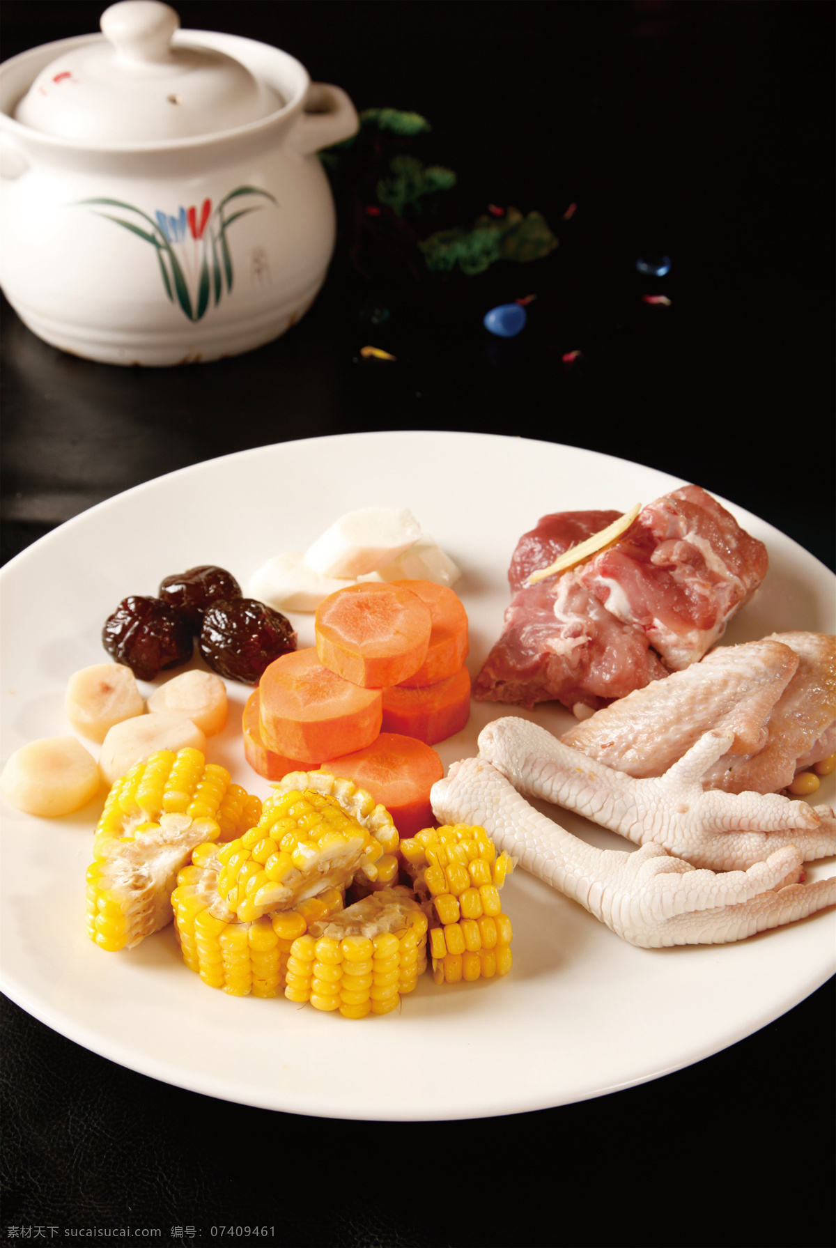 红萝卜 煲 龙骨 红萝卜煲龙骨 美食 传统美食 餐饮美食 高清菜谱用图