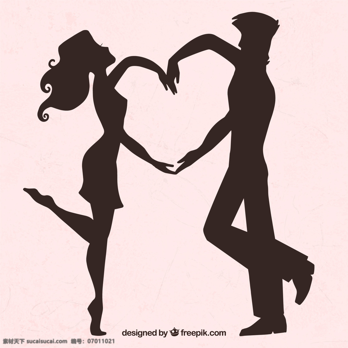 双臂 塑造 心形 情侣 心 爱 情人 剪影 形状 浪漫 爱的情侣 使 在爱情