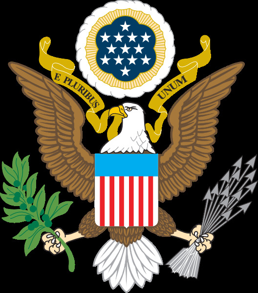 美国鹰剪贴画 吉祥物 密封 状态 标志旗 鹰 伟大 美国 美国的标志 pluribus unum 白色