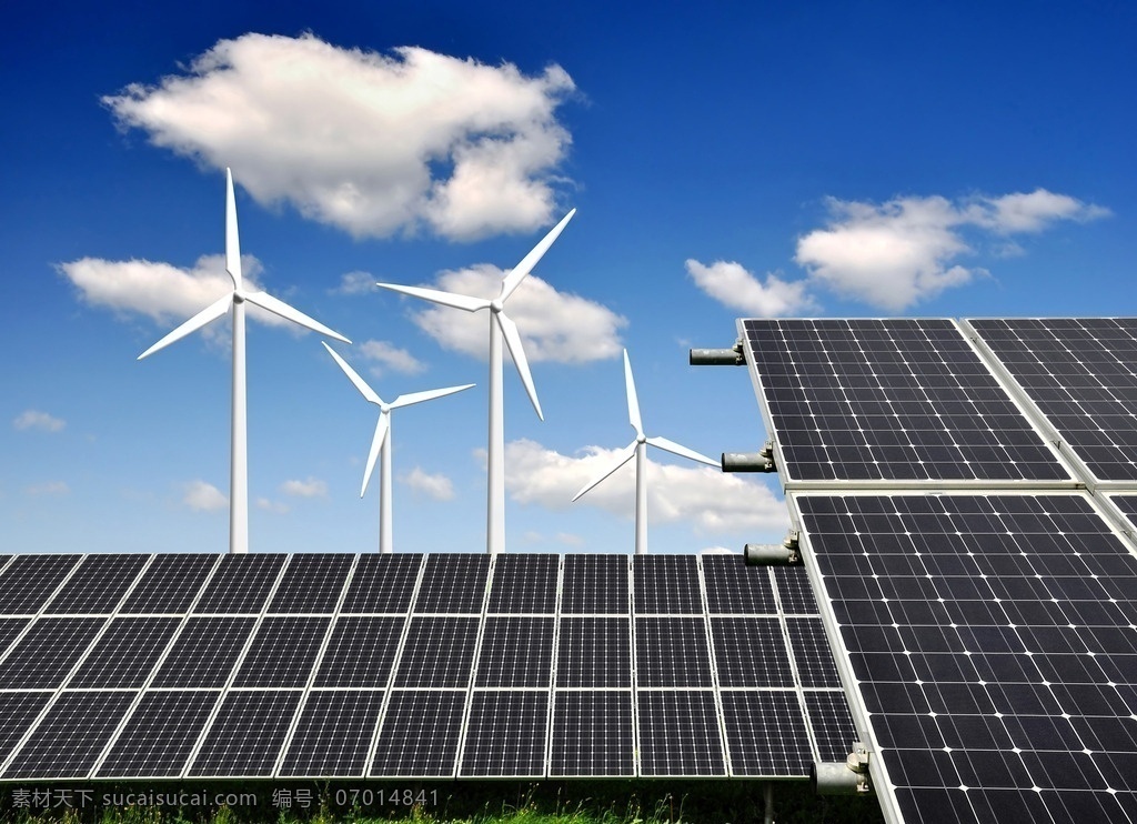 太阳能板 太阳能 蓝天白云 风车 光能源 绿色能源 绿色电力 环保 蓝天 白云 工业生产 现代科技 自可再生能源 现代工业 阳光 光线 再生能源 环保能源