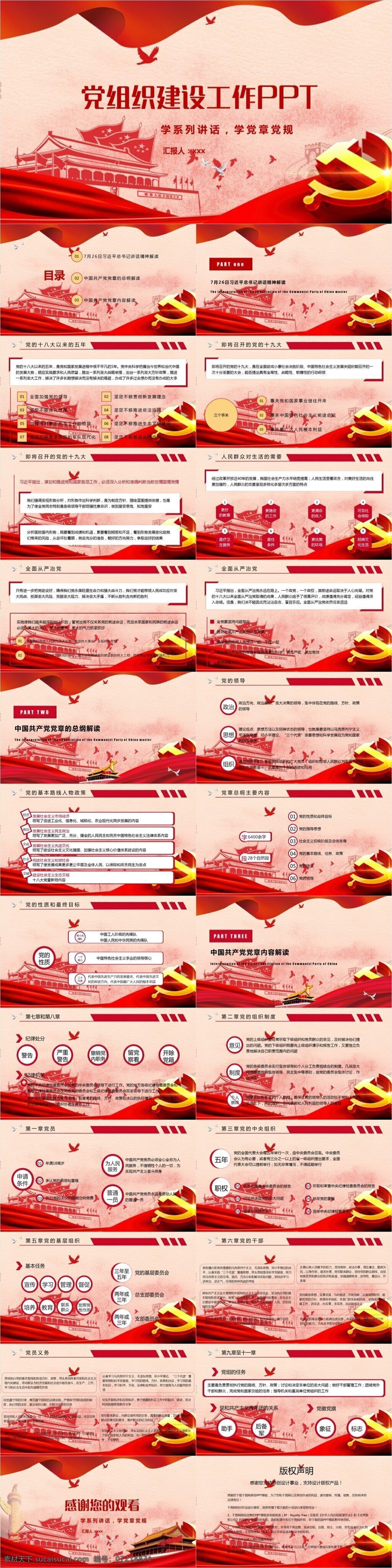 党建工作 党政 会议 学习 模板 范本 党建 培训 党章 建设 机关 教育 改革 方案 共青团ppt 范本ppt 心得 汇报