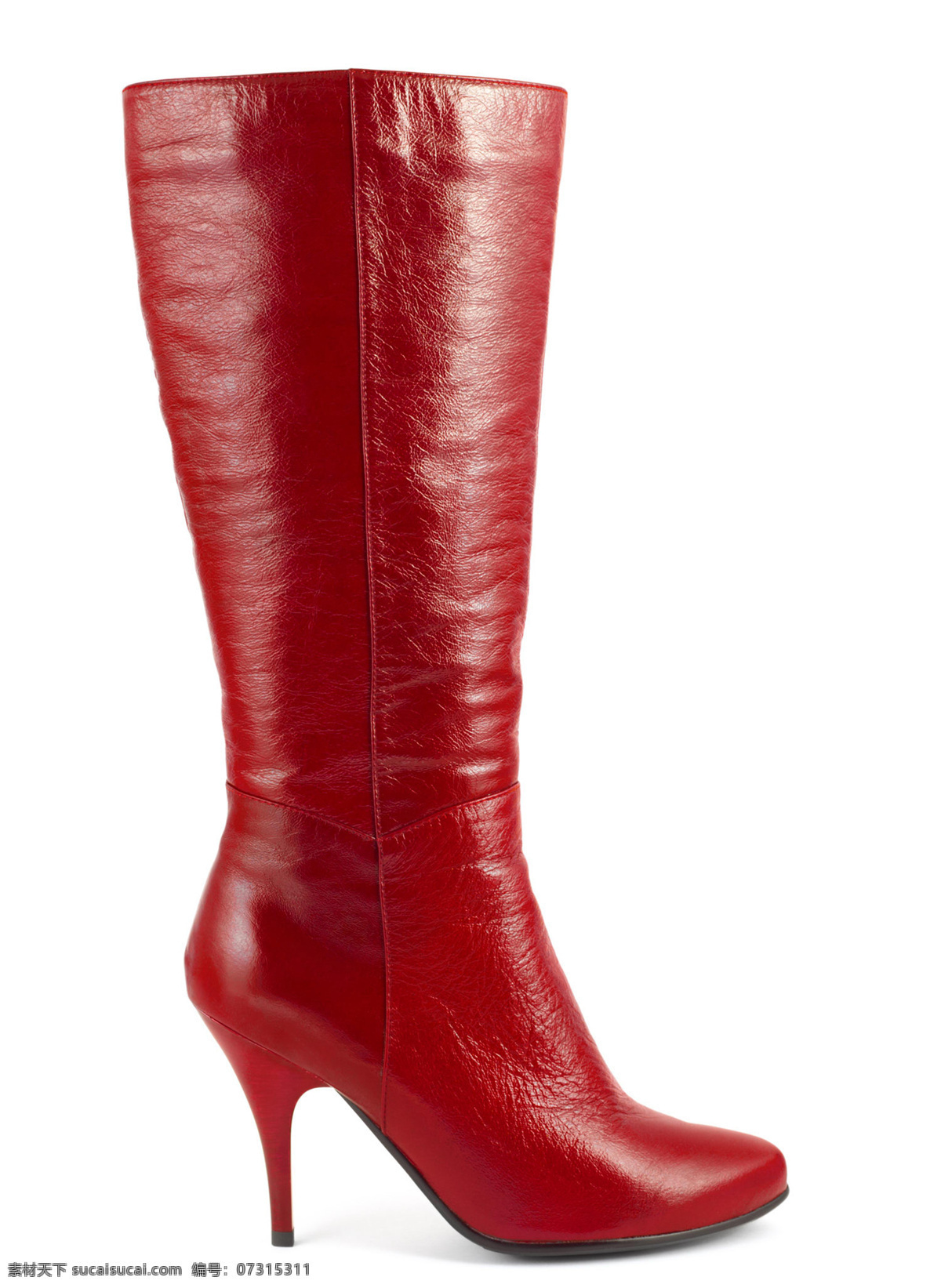 红色 皮靴 女鞋 高跟鞋 女性鞋子 鞋子摄影 红色皮靴 珠宝服饰 生活百科