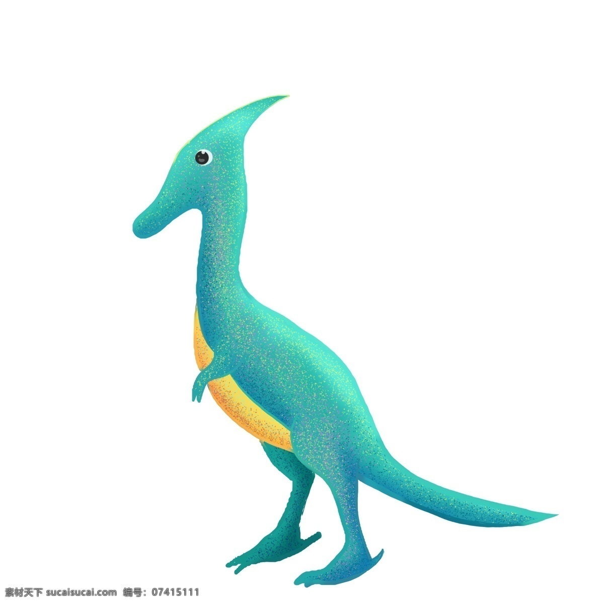 尖头 恐龙 装饰 插画 尖头的恐龙 卡通恐龙 可爱的恐龙 小动物 侏罗纪恐龙 恐龙乐园 站立的恐龙