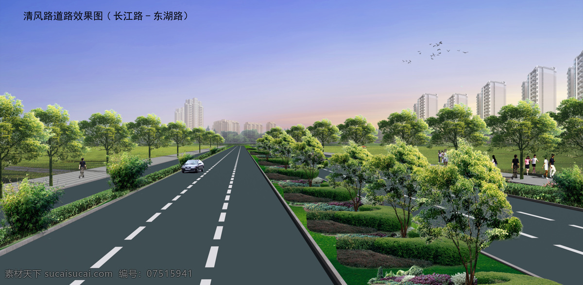 道路 3d设计 大自然 风景 美景 自然 3d模型素材 其他3d模型