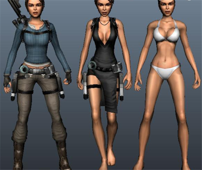 美女 战士 模型 游戏 战士游戏模块 格斗游戏装饰 女 角色 网游 3d模型素材 游戏cg模型