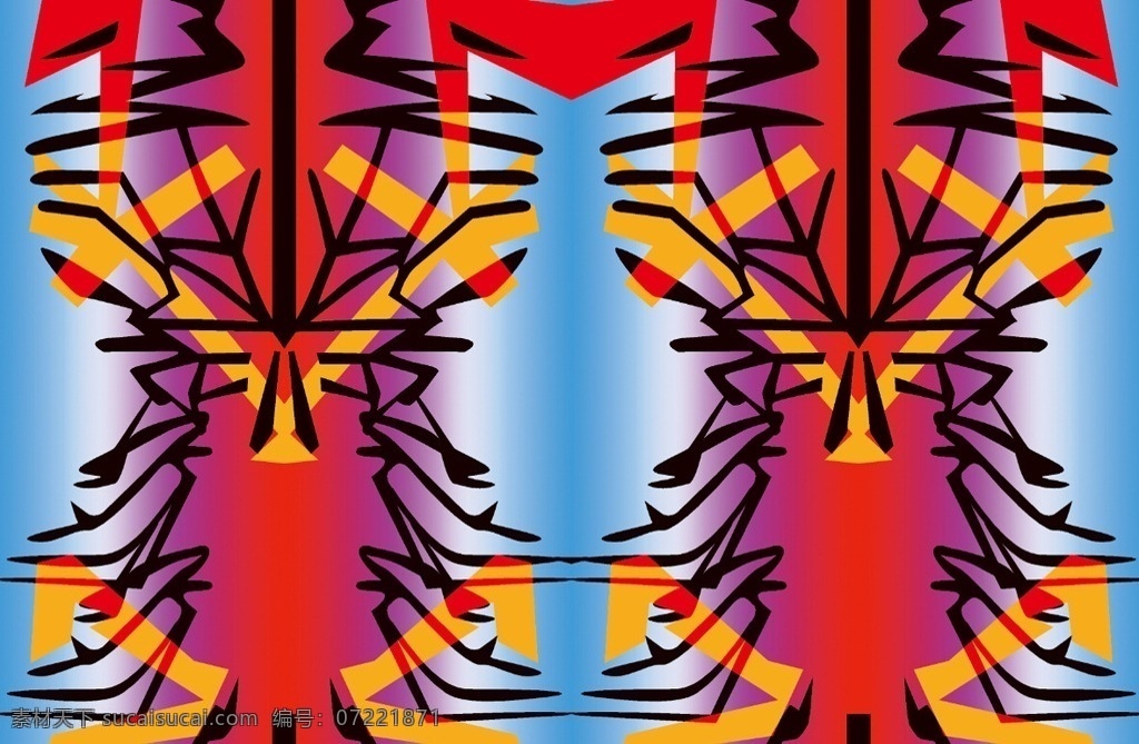 渐变 色彩 抽象线条 色块 视觉 分层 色彩和线条 动漫动画 动漫人物
