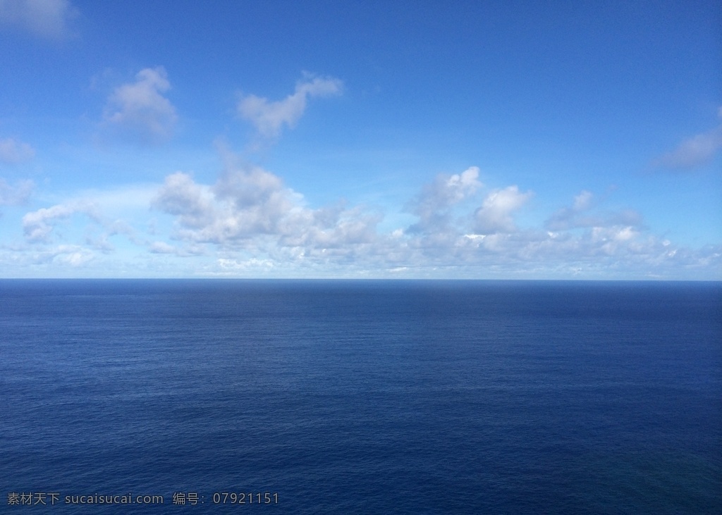 水天一色 塞班 蓝天 白云 大海 风景 自然景观 自然风景