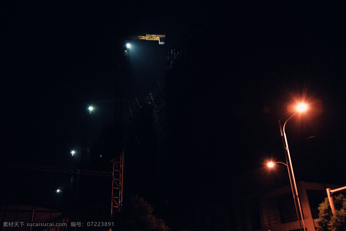 道路 夜景 照明 景观 公路照明 路灯 夜景灯光摄影 自然景观